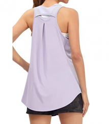 Ice Silk Mesh Workout Tops for Women