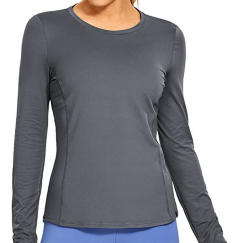 Mesh Back Athletic Yoga Tops Loose Fit 2 pcs